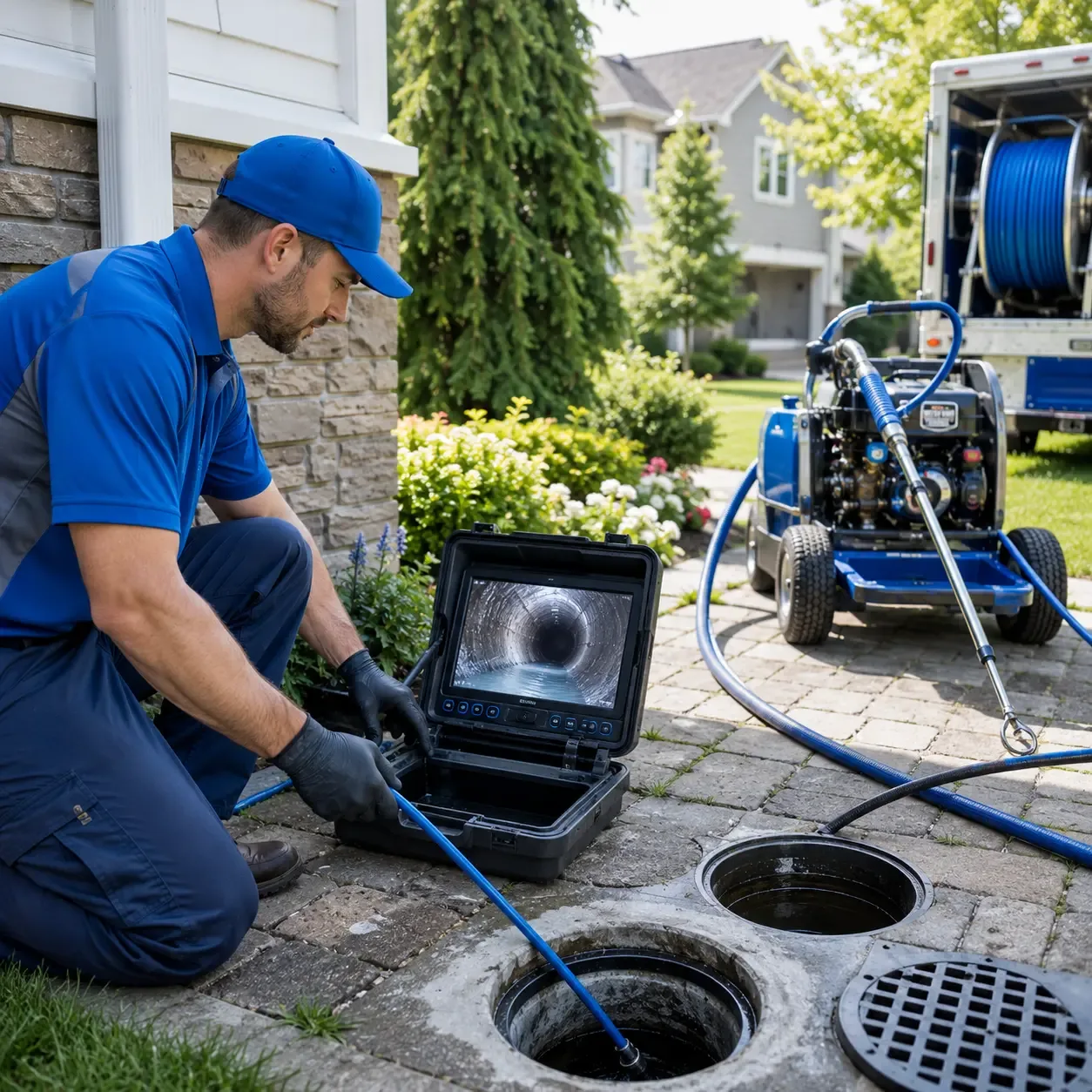Outdoor drain cleaning professionals serving Flint Hill, VA