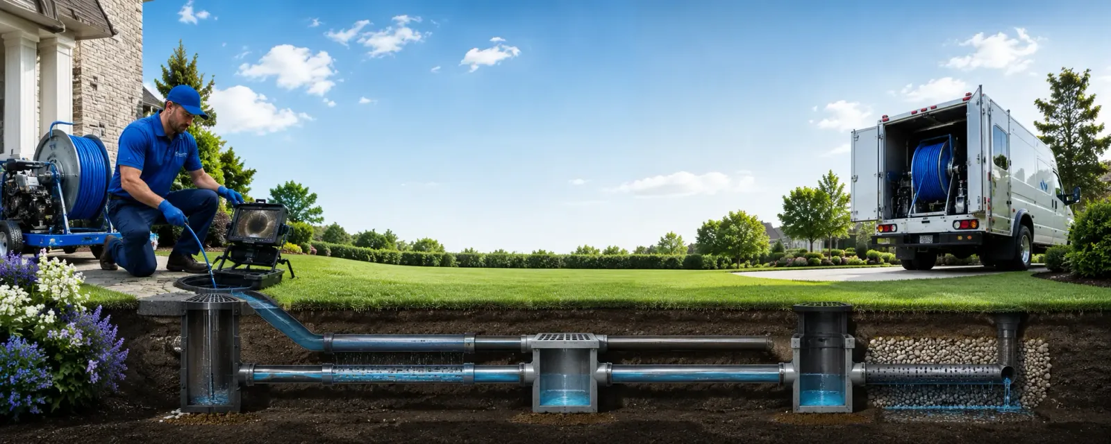 Outdoor drain cleaning information for Flint Hill, VA